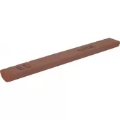 Brousek, ušlechtilý korund polokulatý 13x150mm střední Müller