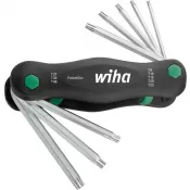 Sada imbus klíčů PocketStar fosfátovaný T9-TORX® T40 Wiha