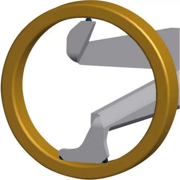 Vnitřní rychlosnímač IP67 3-bodové měření 15-30mm KRÖPLIN