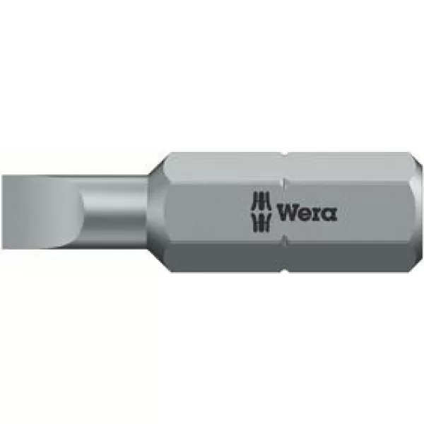 Bit šroubovací tvrdý 1/4" DIN3126C6,3 plochý 5,5x0,8x25mm Wera 05072057001