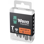 Bit šroubovací 1/4" DIN 3126 E6,3 PZ3x50mm Balení 5 ks Wera 5157662001