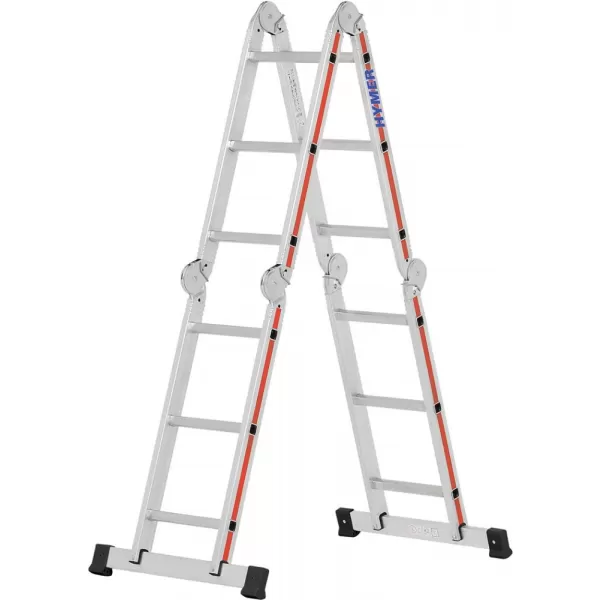 Žebřík univerzální kloubový 4 dílný 4x4 Hymer