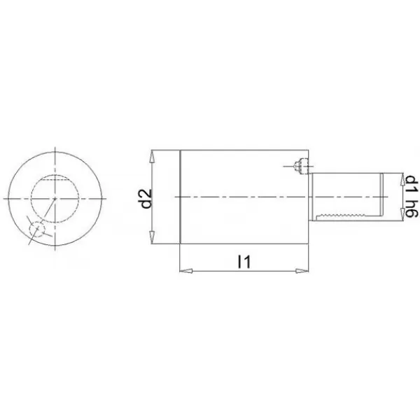 Předvalek válcový VDI A2 50x135mm FORTIS